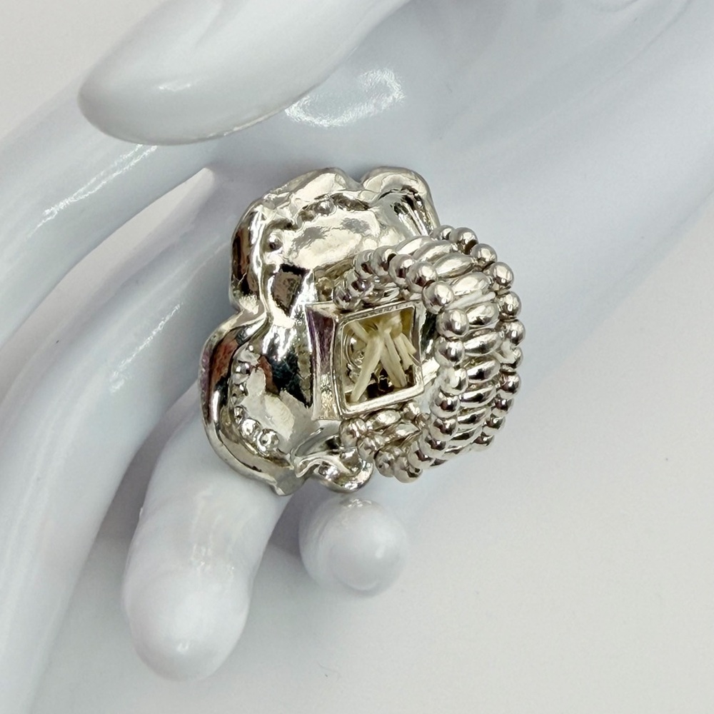 Statement Flower Ring - image 6